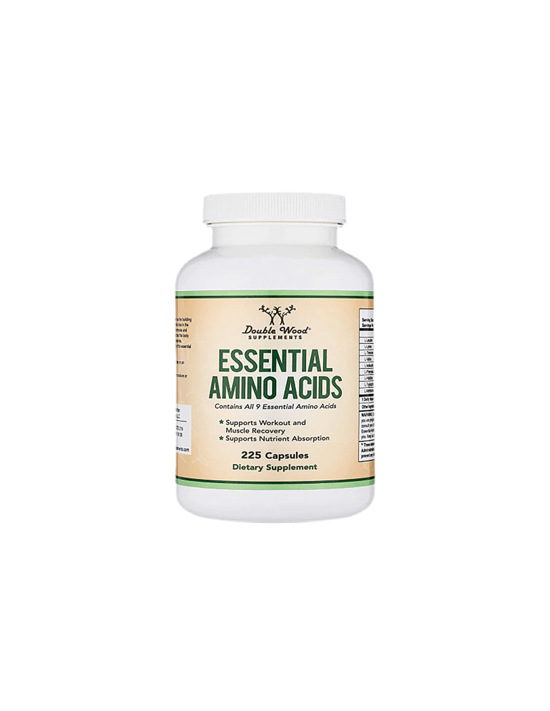 Essential amino acids - Essential amino acids, 225 capsules Double Wood - Nutra Best Europe