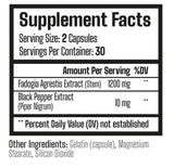 Fadogia Agrestis 600 mg - 60 capsules - Nutra Best Europe