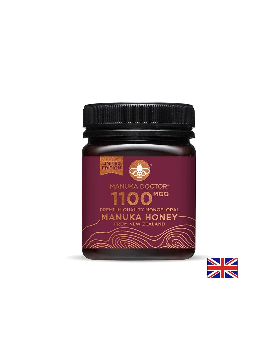 Monoflorális manuka méz 1100 MGO - <tc>Manuka Doctor</tc>, 250 gramm
