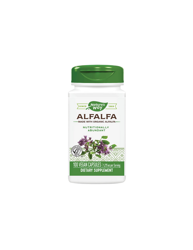 Alfalfa (leaves) 405 mg - 100 capsules - Nutra Best Europe