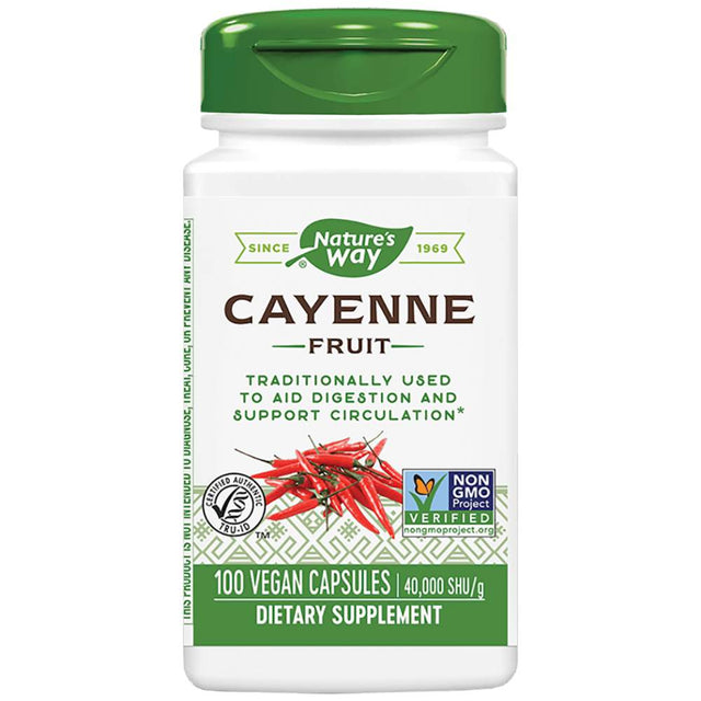 Cayenne Fruit 450 mg - 100 capsules - Nutra Best Europe