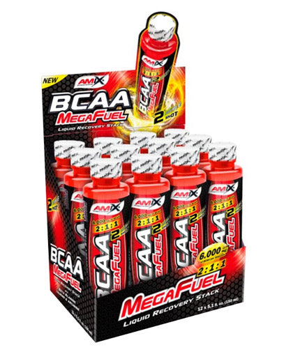 BCAA MegaFuel 6000 / 150ml. / 12 Amp. - 1,800 kg - Nutra Best Europe
