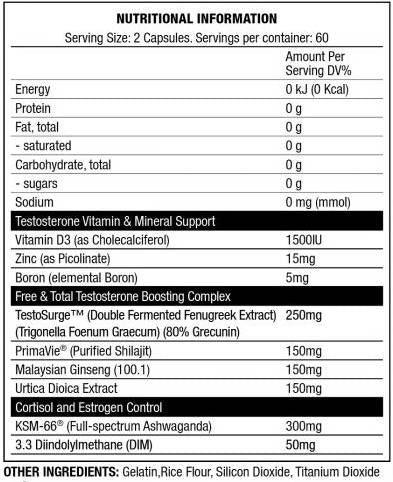 Alpha Test Booster - 120 capsules - Nutra Best Europe