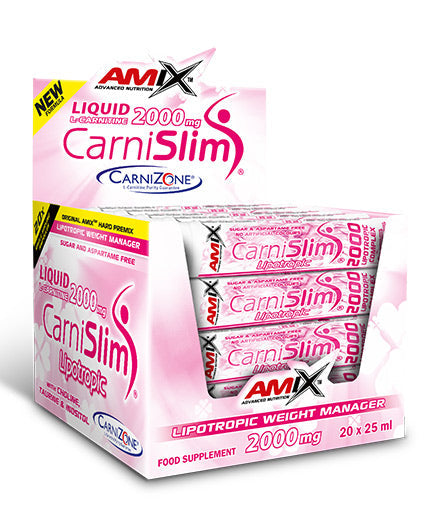 CarniSlim ® Lipotropic 25ml. / 20 Amp. - 0.500 kg - Nutra Best Europe