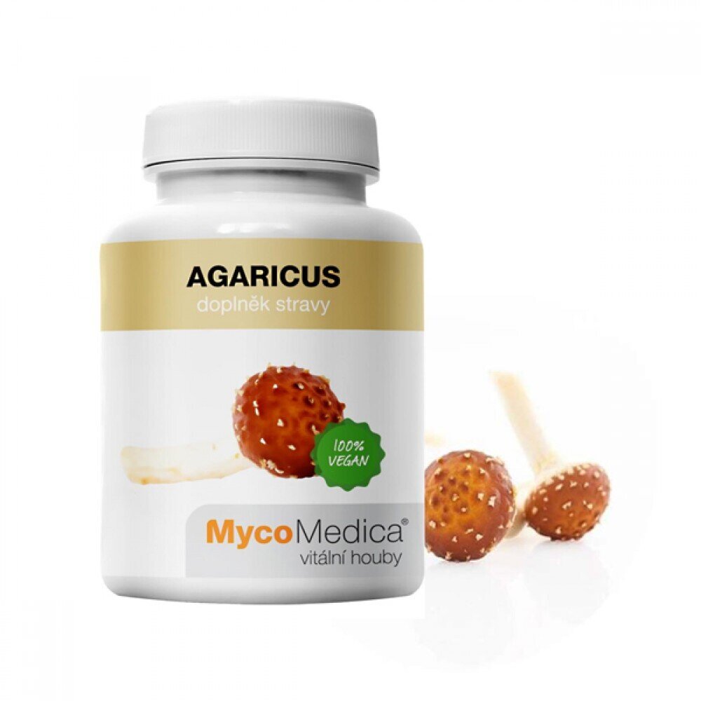 Agaricus 500 mg 90 capsules 30% polysaccharides MycoMedica - Nutra Best Europe