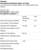 Sea Minerals | Red Marine Algae 60 capsules - Nutra Best Europe