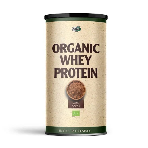 Pure Nutrition - ORGANIC WHEY PROTEIN WITH COCOA - 500 g - Nutra Best Europe