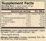 Pure Nutrition - ORGANIC WHEY PROTEIN WITH COCOA - 500 g - Nutra Best Europe