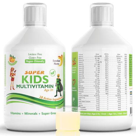 Super Kids children's multivitamins (3-12 years) - 500 ml - Nutra Best Europe