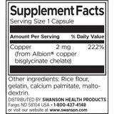 Albion Copper 2 mg / 60 Caps - 0 - Nutra Best Europe