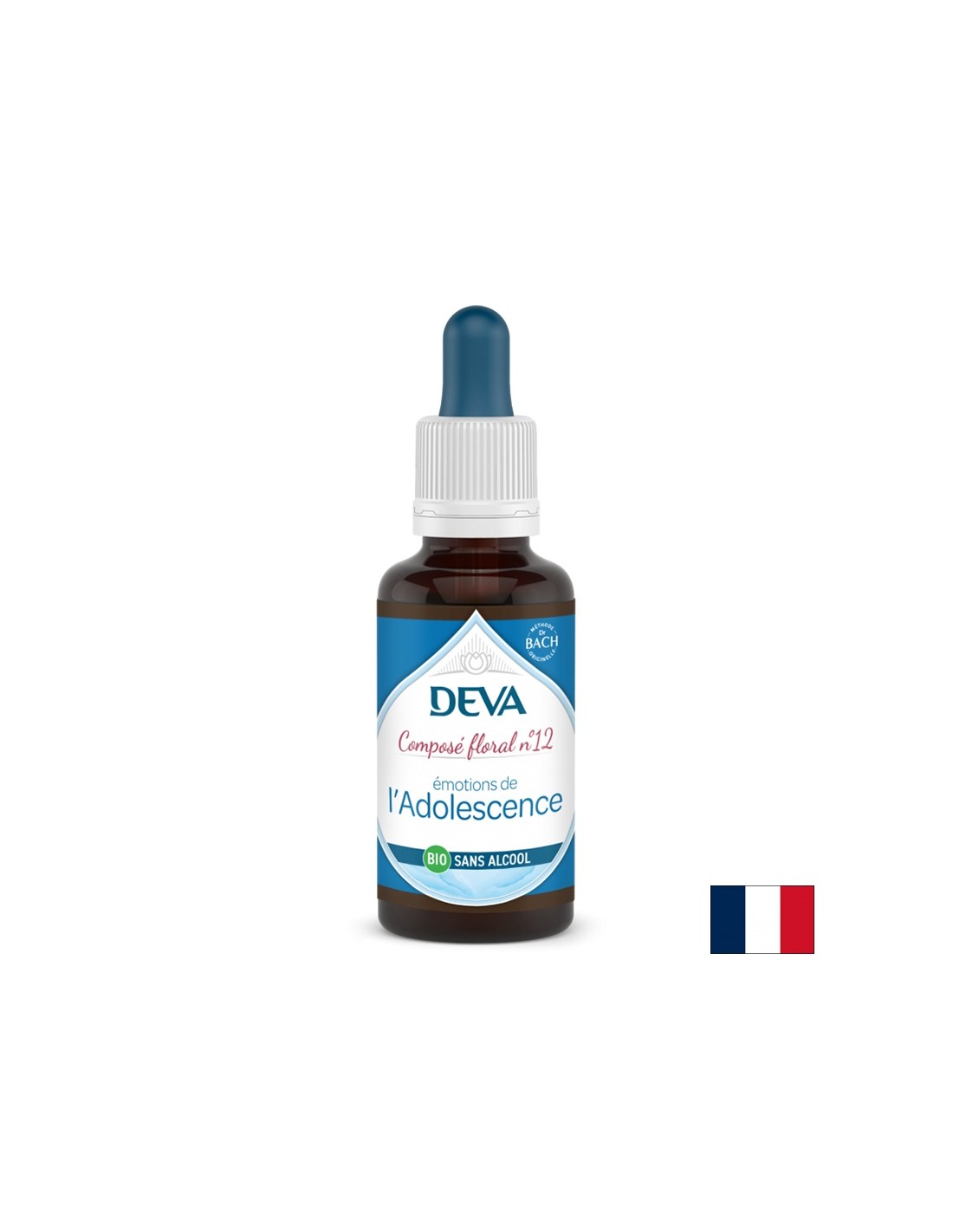 Kiegyensúlyozó érzelmek fiatalokban, virágesszenciák, Bach-módszeres cseppek No. 12 (alkoholmentes), 30 ml