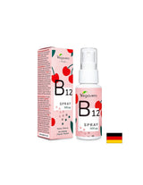 B12 spray/ B12-vitamin (metilkobalamin)/Szájspray, 25 ml, 100%-ban vegán <tc>Vegavero</tc>