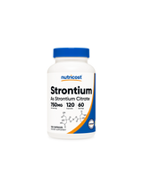 Csontok és ízületek - Stroncium (citrát), 120 kapszula <tc>Nutricost</tc>