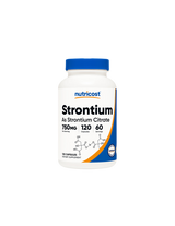 Csontok és ízületek - Stroncium (citrát), 120 kapszula <tc>Nutricost</tc>