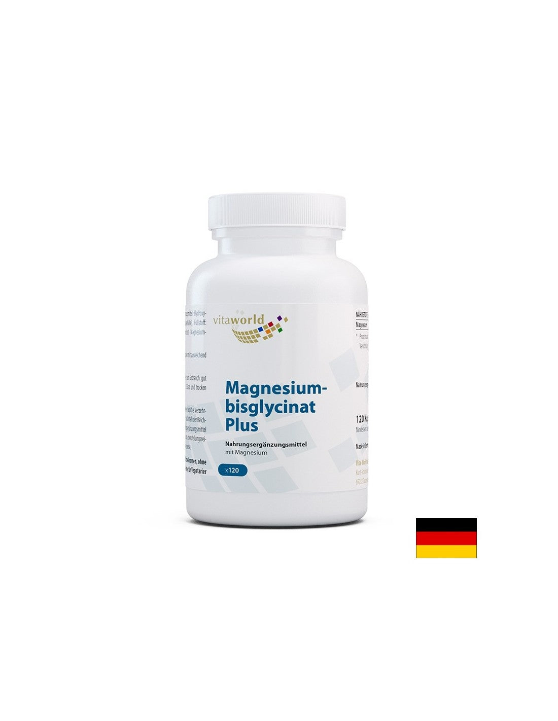 Magnesium bisglycinate Plus - izom- és szívműködés, 120 kapszula