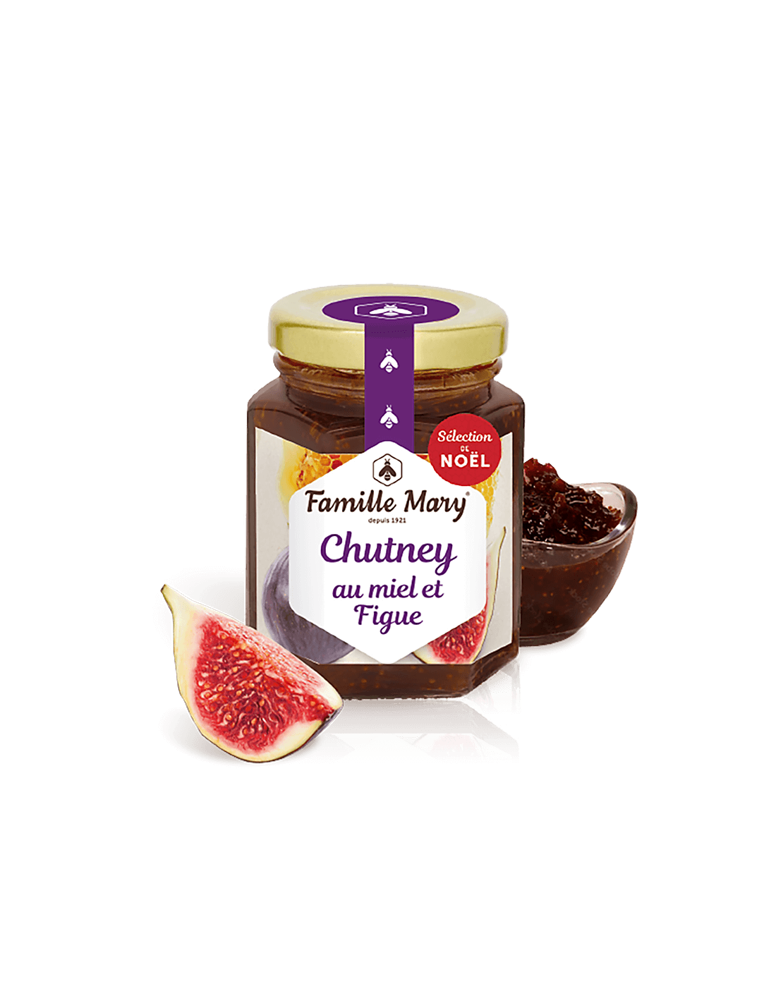 Fügechutney mézzel, 120 g