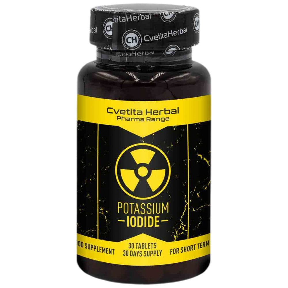 Potassium Iodide 200 mcg 30 Tablets - Nutra Best Europe