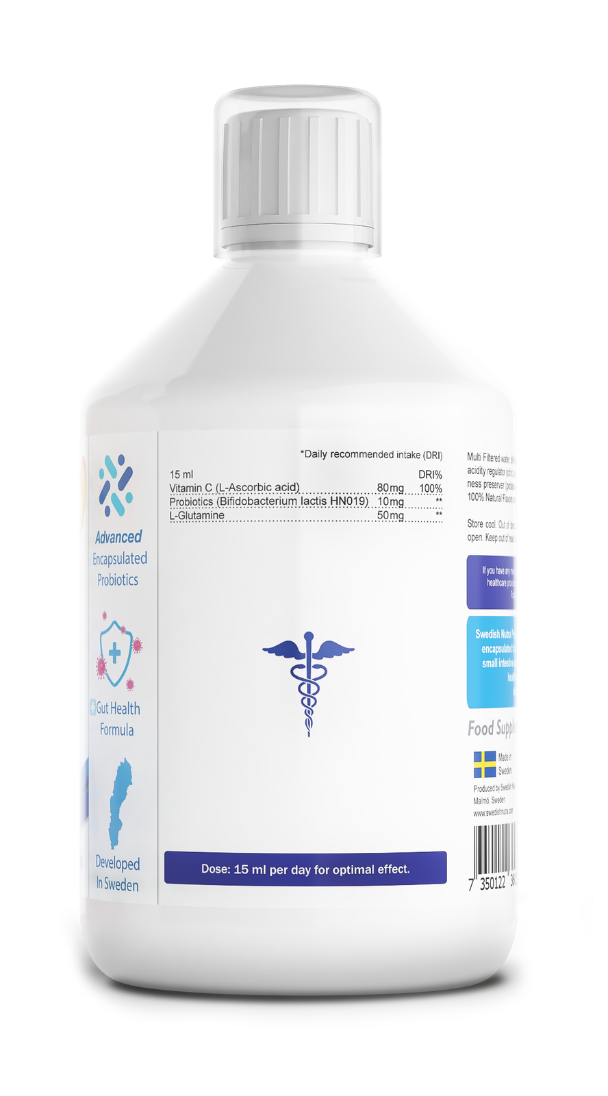 Liquid Probiotic (Microencapsulated) x 500ml (Vegan) - Nutra Best Europe