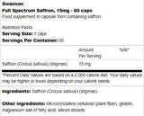 Full Spectrum Saffron 15 mg 60 capsules - Nutra Best Europe