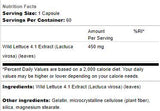 Wild Lettuce 450 mg 60 capsules - Nutra Best Europe