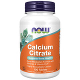 Calcium Citrate with Minerals & Vitamin D-2 300 mg - 100 Tablets - Nutra Best Europe