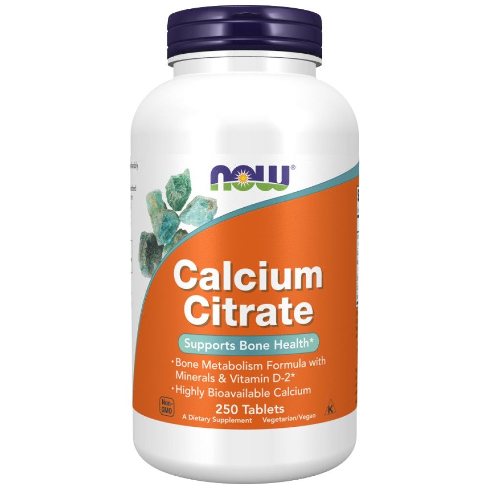 Calcium Citrate with Minerals & Vitamin D-2 300 mg - 100 Tablets - Nutra Best Europe