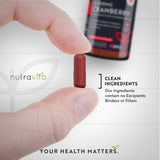 Cranberry - Red Cranberry 12500 mg 180 vegan capsules - Nutra Best Europe