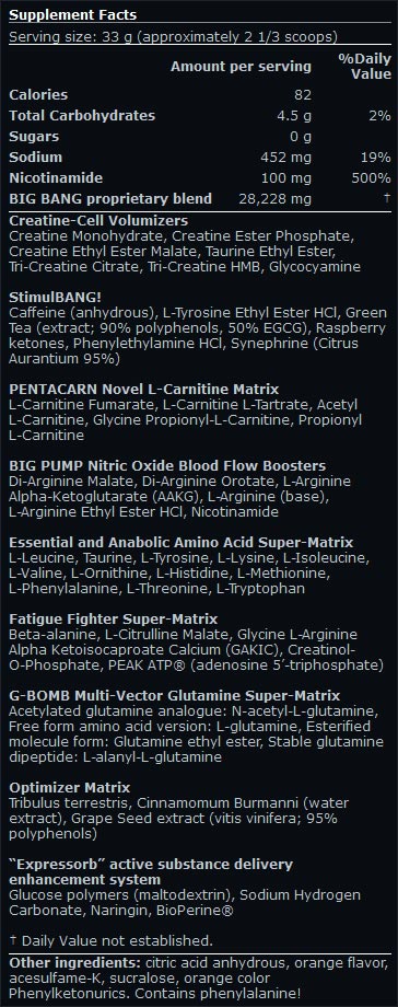 Big Bang 3.0 825 gr. - Nutra Best Europe