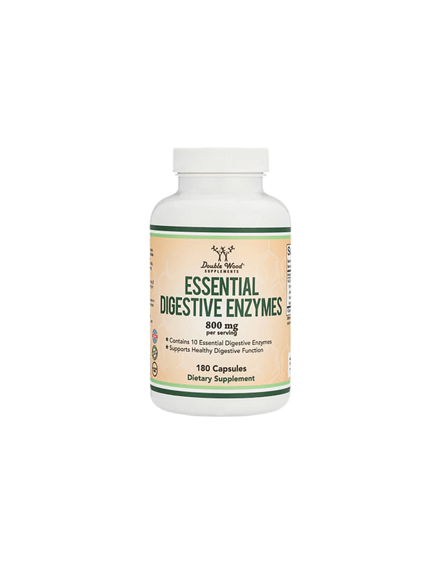 Essential digestive enzymes - Digestive enzymes, 180 capsules Double Wood - Nutra Best Europe