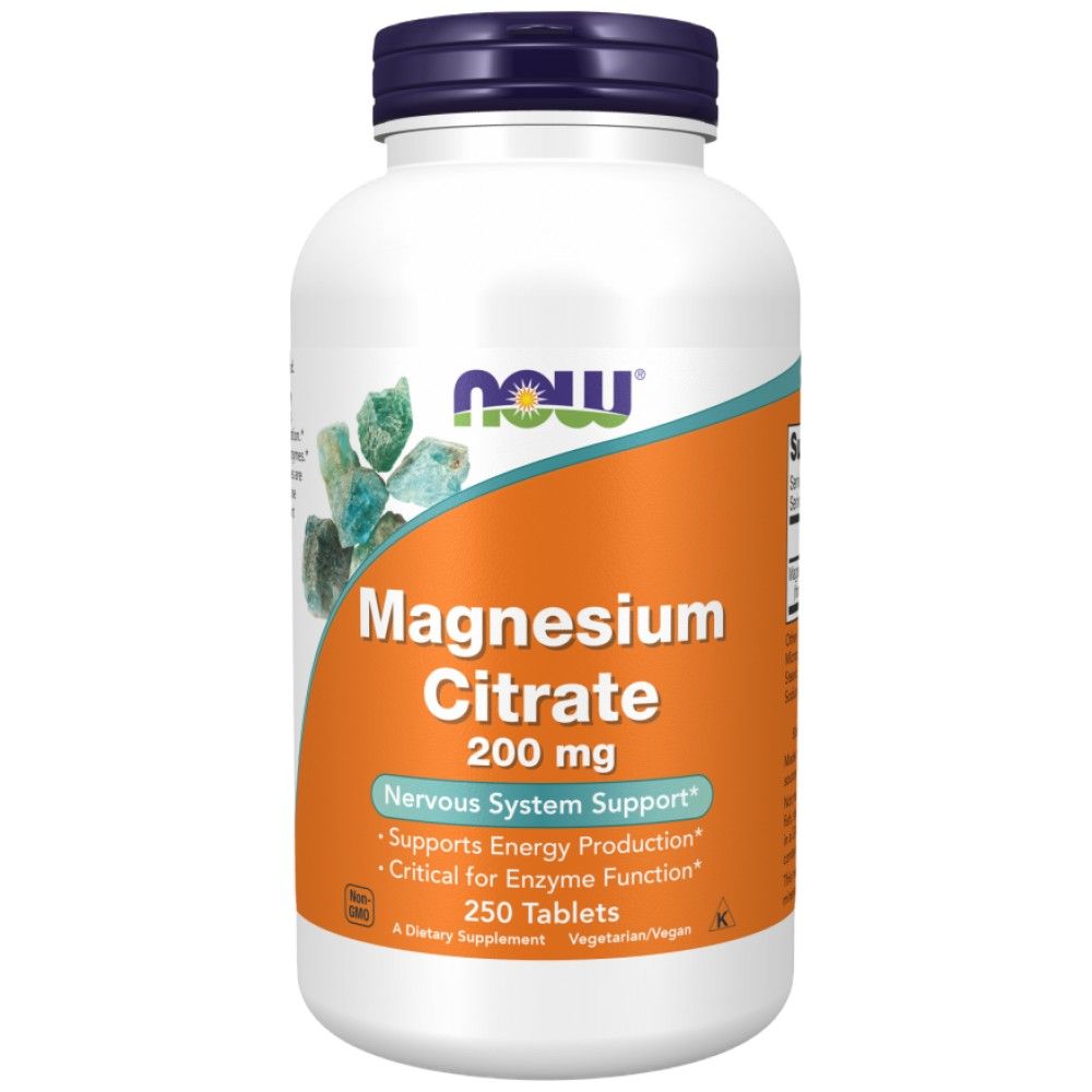 Magnesium Citrate 200 mg - 100 Tablets - Nutra Best Europe