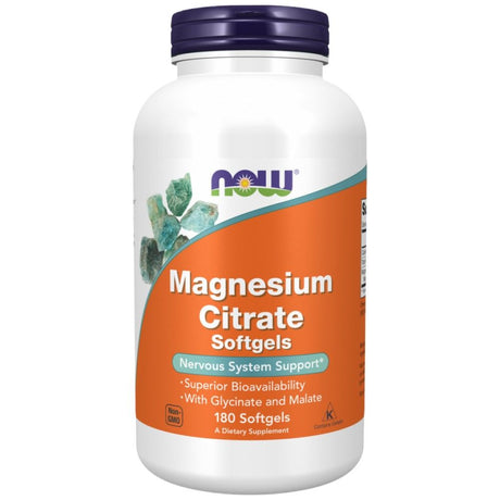 Magnesium Citrate Softgels - 180 Softgels - Nutra Best Europe