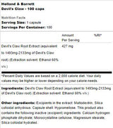Devil's Claw 427 mg - 100 capsules - Nutra Best Europe