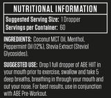 HIIT Performance Drops | with MCT & Peppermint - 30 ml - Nutra Best Europe