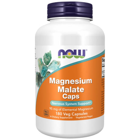 Magnesium Malate 840 mg - 180 capsules - Nutra Best Europe