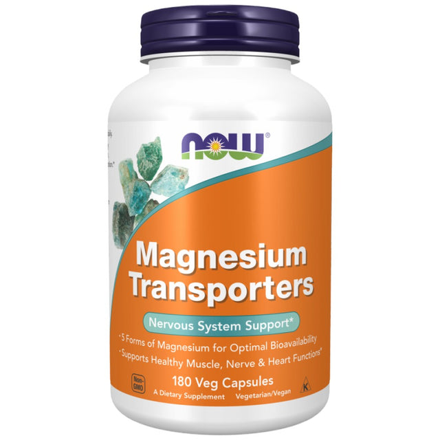 Magnesium Transporters | 5 forms Magnesium Matrix - 180 capsules - Nutra Best Europe