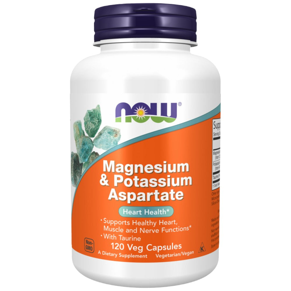 Magnesium & Potassium Aspartate - 120 capsules - Nutra Best Europe