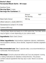 BEST Fermented Black Garlic - 60 capsules - Nutra Best Europe