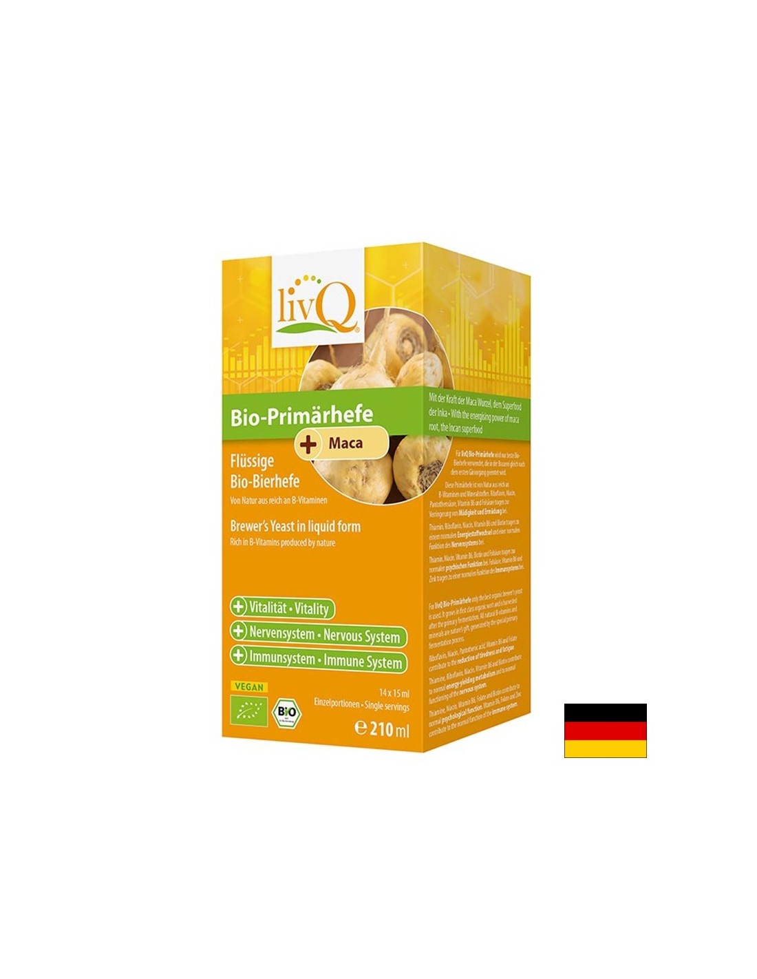 Sörélesztő + Bio Maca, 14 <tc>LivQ</tc> tasakok