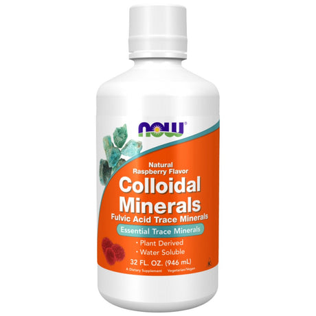 Colloidal Minerals | Fulvic Acid Trace Minerals - Raspberry Flavor - 946 ml - Nutra Best Europe