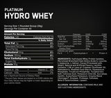 Platinum Hydro Whey 3.5 lbs. - 1,600 kg - Nutra Best Europe