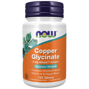 Copper Glycinate 3 mg | Albion™ Copper Bisglycinate - 120 Tablets - Nutra Best Europe