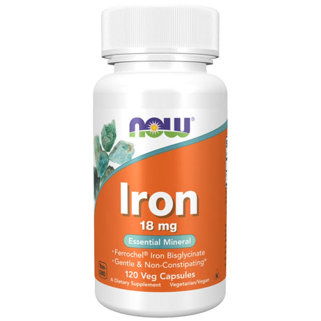 Iron 18 mg Ferrochel - 120 capsules - Nutra Best Europe