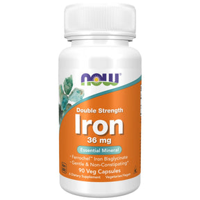Iron 36 mg / Double Strength / Ferrochel Iron Bisglycinate - 90 capsules - Nutra Best Europe
