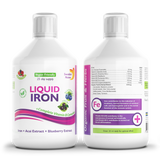 Iron with B-complex and organic fruit and herb extract 500 ml /Vegan/ - Nutra Best Europe