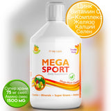 Mega Sport - vitaminok + ásványi anyagok + kollagén 1497 mg /500 ml/