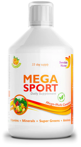 Mega Sport - vitaminok + ásványi anyagok + kollagén 1497 mg /500 ml/