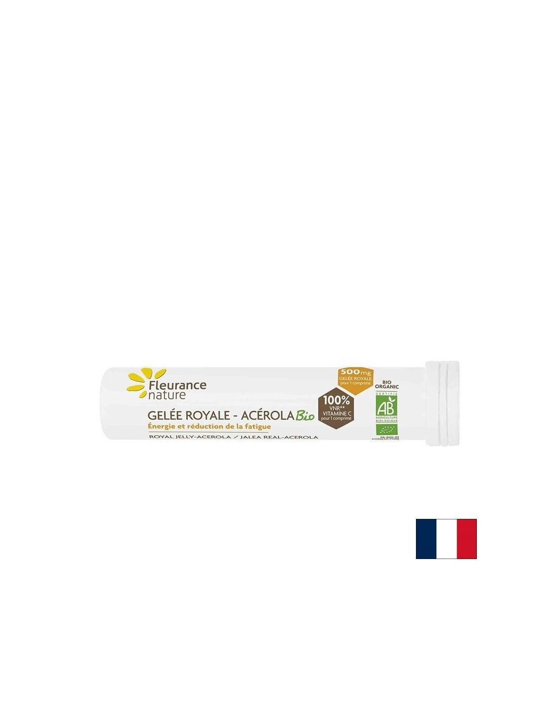Immunity - Méhpempő és Acerola (természetes C-vitamin) Bio - 15 rágótabletta, méz és citrom ízzel Fleurance Nature