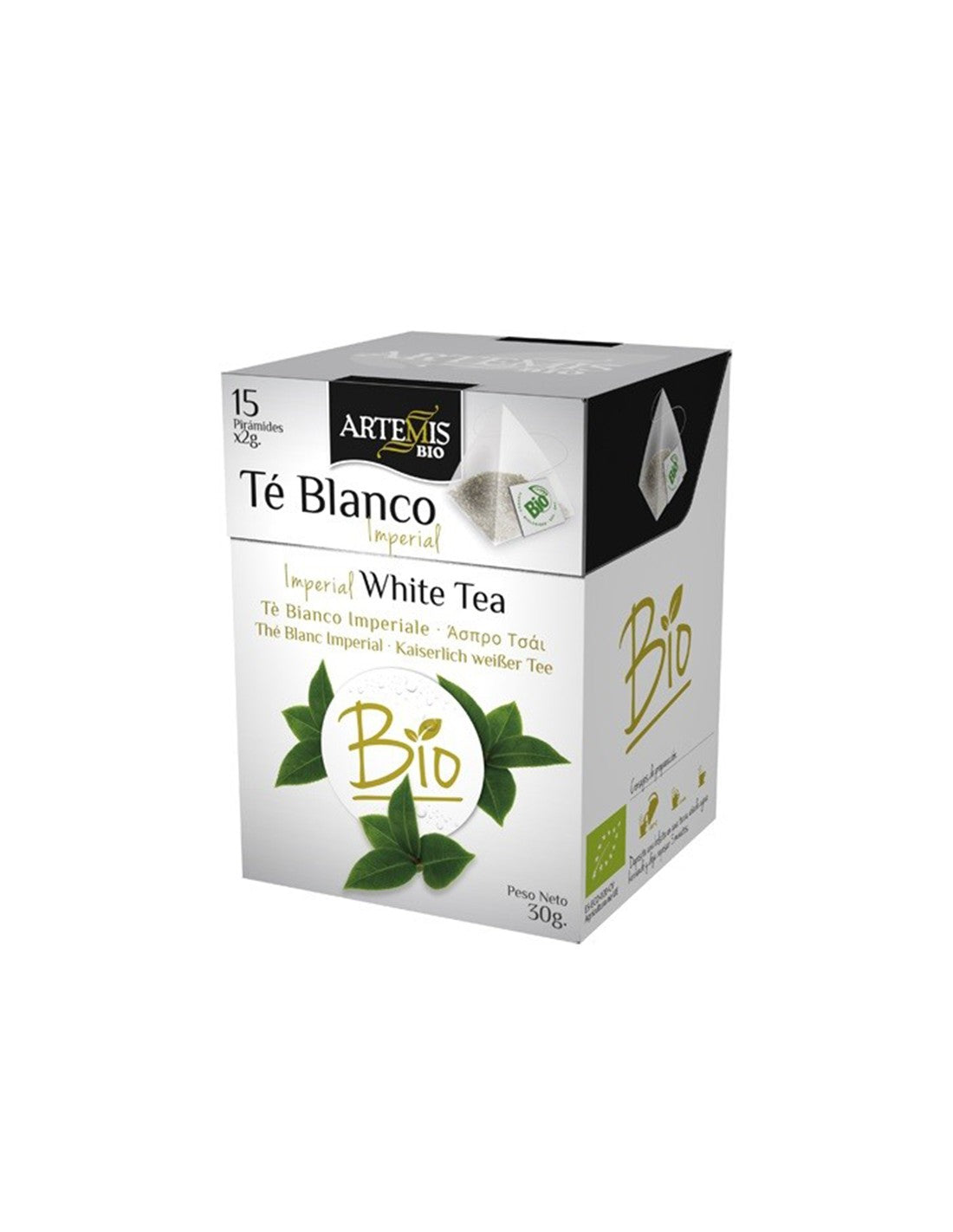 Fehér tea Bio, 15 filteres zacskó