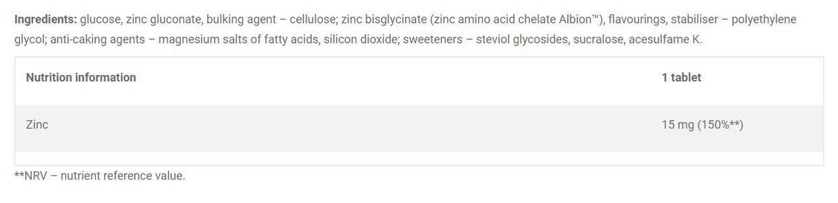 Cink 15 mg/ZINXAVir Immuno 30 rágótabletta <tc>Olimp</tc>