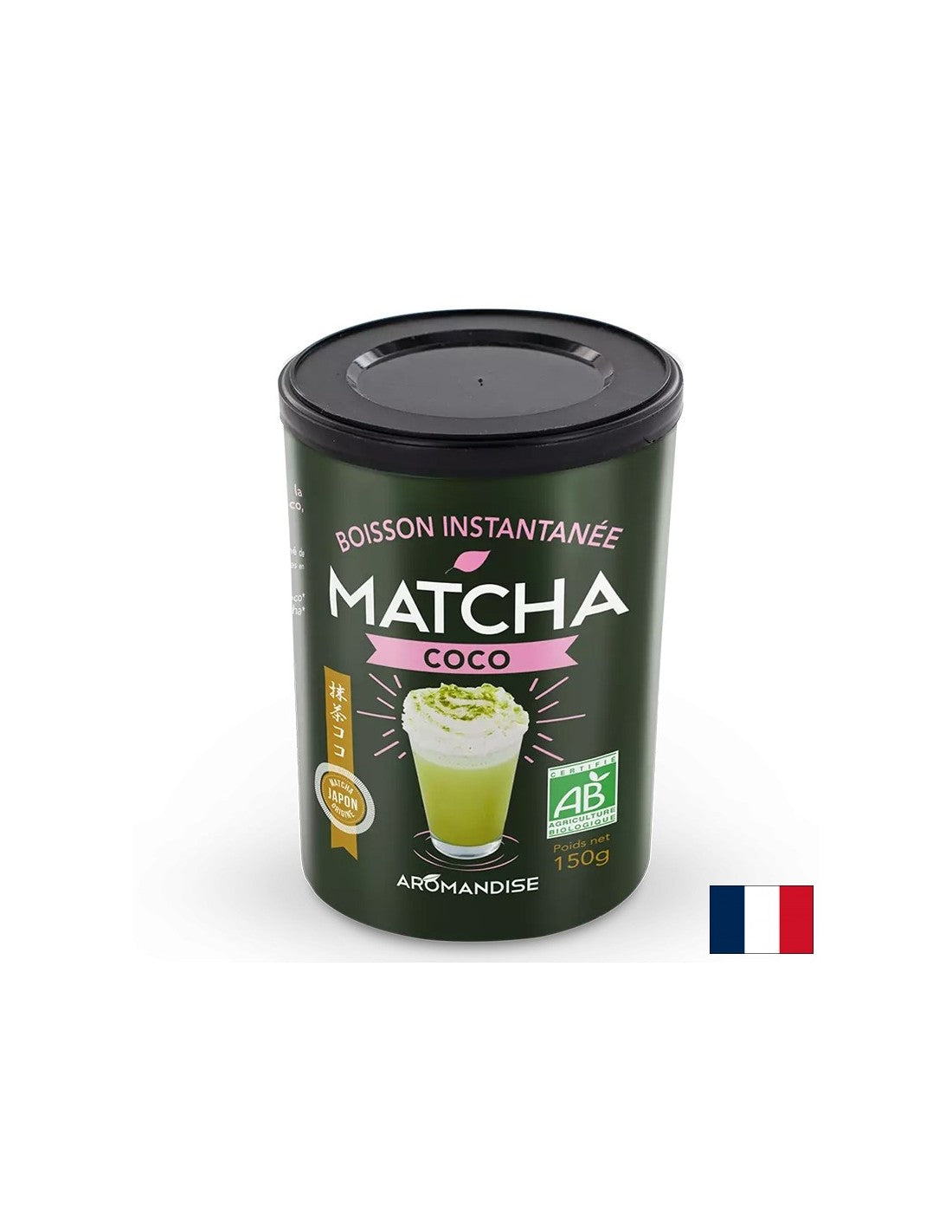 Matcha és kókusztej - tonik ital, 150 g, por